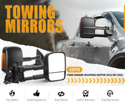 San Hima Gen 1 Extendable Towing Mirrors for Ford Ranger | Wildtrak