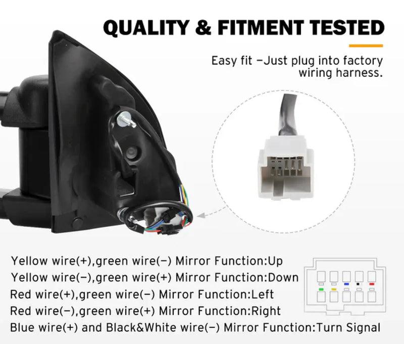 San Hima Gen 1 Extendable Towing Mirrors for Ford Ranger | Wildtrak