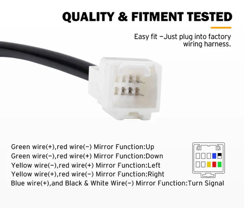 San Hima Gen 1 Towing Extendable Side Mirrors for Holden Colorado and Isuzu