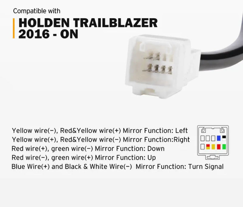 San Hima Gen 1 Towing Extendable Side Mirrors for Holden Colorado and Isuzu