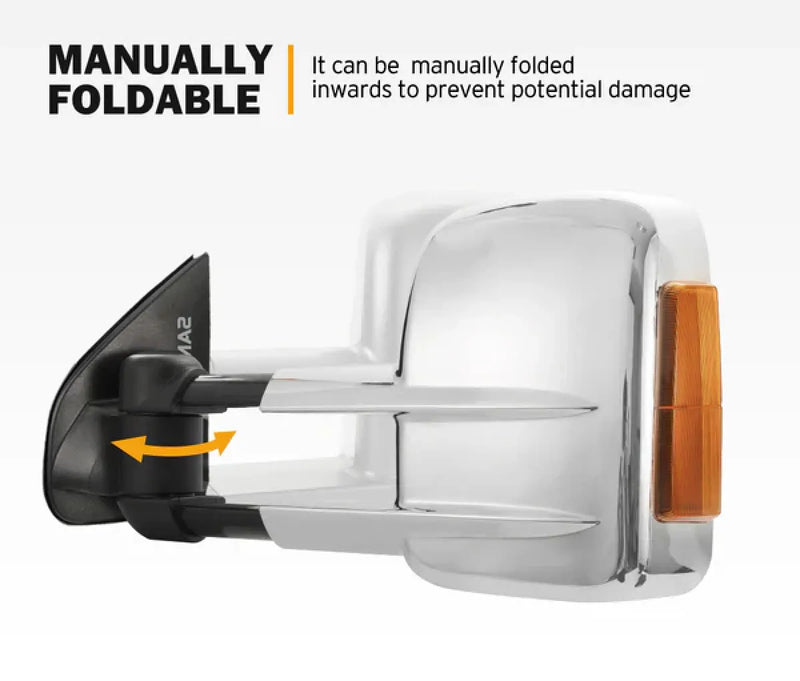 San Hima Gen 1 Towing Extendable Side Mirrors for Holden Colorado and Isuzu