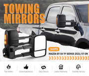 San Hima Gen 1 Extendable Towing Mirrors For Isuzu and Mazda