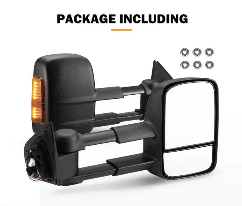 San Hima Gen 1 Extendable Towing Mirrors For Isuzu and Mazda
