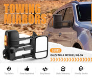 San Hima Gen 1 Extendable Towing Mirrors For Isuzu and Mazda