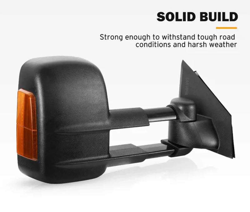 San Hima Gen 1 Extendable Towing Mirrors to Suit Mazda BT-50 | 2012 to Mid-2020