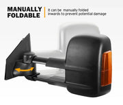 San Hima Gen 1 Extendable Towing Mirrors to Suit Mazda BT-50 | 2012 to Mid-2020