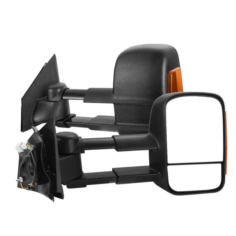 San Hima Gen 1 Extendable Towing Mirrors to Suit Mazda BT-50 | 2012 to Mid-2020 - Black