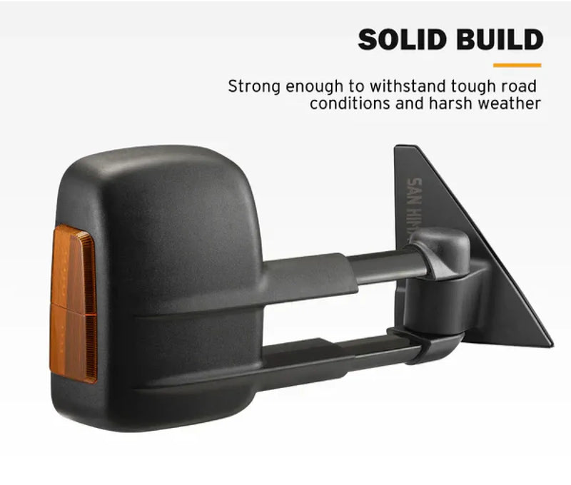 San Hima Gen 1 Extendable Towing Mirrors for Mitsubishi Pajero (2001-2015)