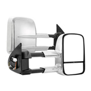 San Hima Gen 1 Extendable Towing Side Mirrors for Mitsubishi Triton MQ/MR (2015-Current) | Black or Chrome - Chrome