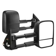 San Hima Gen 1 Extendable Towing Side Mirrors for Mitsubishi Triton MQ/MR (2015-Current) | Black or Chrome - Black