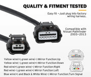 San Hima Gen 1 Extendable Towing Side Mirrors for Nissan Navarra and Pathfinder