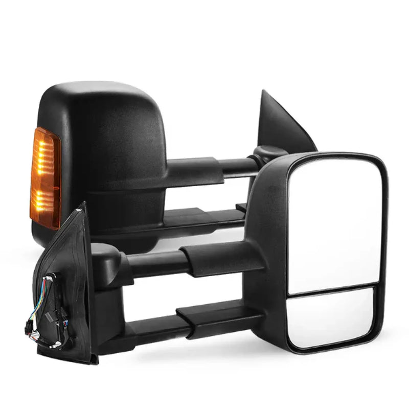 San Hima Gen 1 Extendable Towing Side Mirrors for Nissan Navarra and Pathfinder