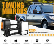 San Hima Gen 1 Extendable Towing Side Mirrors for Nissan Navarra and Pathfinder
