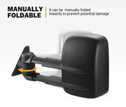 San Hima Gen 1 Extendable Towing Mirrors for Toyota Landcruiser 80 (1990-1998)