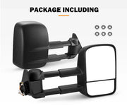 San Hima Gen 1 Extendable Towing Mirrors for Toyota Landcruiser 80 (1990-1998)