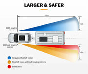 San Hima Gen 1 Extendable Towing Mirrors for Volkswagen Amarok (2009-2023)