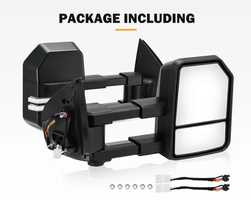 San Hima Gen 2 Extendable Towing Mirrors for Holden Colorado and Isuzu