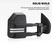 San Hima Gen 2 Extendable Towing Mirrors for Holden Colorado and Isuzu