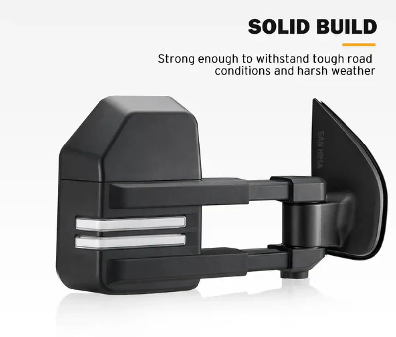 San Hima Gen 2 Extendable Towing Mirrors for Holden Colorado and Isuzu