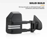 San Hima Gen2 Extendable Towing Mirrors for Isuzu and Mazda