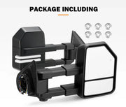 San Hima Gen2 Extendable Towing Mirrors for Isuzu and Mazda