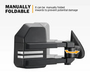 San Hima Gen 2 Extendable Towing Mirrors for Mitsubishi Triton MQ/MR 2015-On