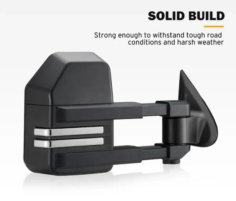 San Hima Gen 2 Extendable Towing Mirrors for Mitsubishi Triton MQ/MR 2015-On