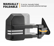 San Hima Gen 2 Extendable Towing Mirrors for Nissan Patrol GU Y61 (1997-2016)