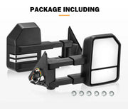 San Hima Gen 2 Extendable Towing Mirrors for Nissan Patrol GU Y61 (1997-2016)