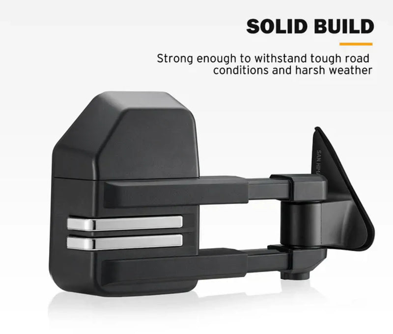 San Hima Gen 2 Extendable Towing Mirrors for Nissan Patrol GU Y61 (1997-2016)