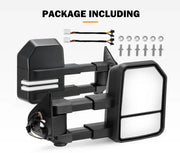 San Hima Gen 2 Extendable Towing Mirrors for Toyota Hilux N80