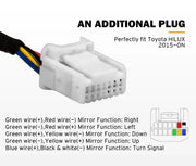 San Hima Gen 2 Extendable Towing Mirrors for Toyota Hilux N80