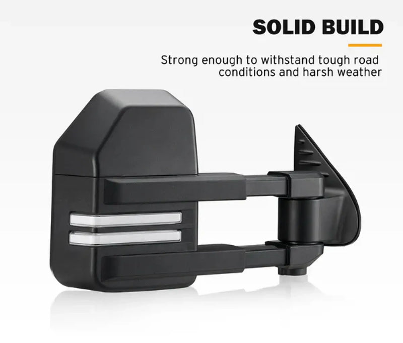 San Hima Gen 2 Extendable Towing Mirrors for Toyota Hilux N80