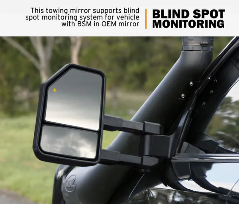 San Hima Gen 2 Extendable Towing Mirrors for Toyota Landcruiser 200 (2007-2021)