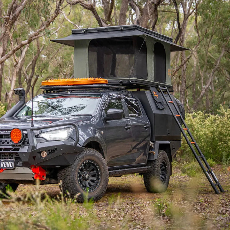 San Hima Gibb Hardshell Rooftop Tent With Ladder