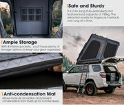 San Hima Kalbarri Gen 2 Hardshell Roof Top Tent with Ladder + Solar Panel