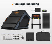 San Hima Kalbarri Gen 2 Hardshell Roof Top Tent with Ladder + Solar Panel