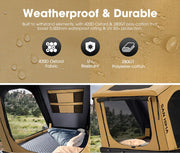 San Hima Kalbarri Gen 2 Khaki Hardshell Rooftop Tent