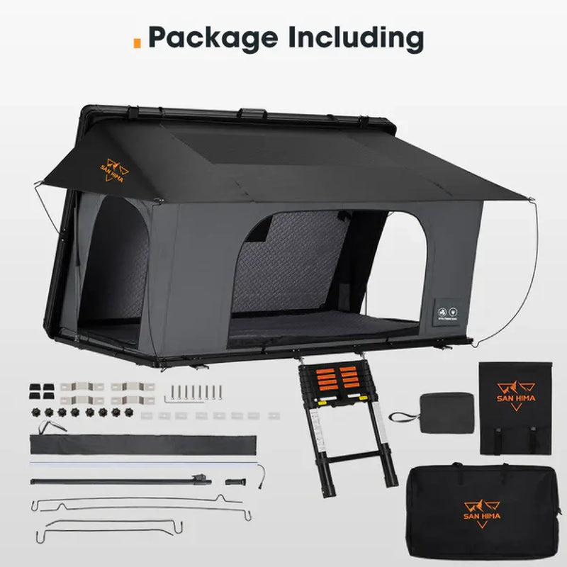 San Hima Kalbarri Side Gen 2 Hardshell Rooftop Tent With Ladder