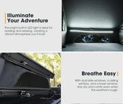 San Hima Kalbarri X Hardshell Roof Top Tent with Ladder + Solar Panel