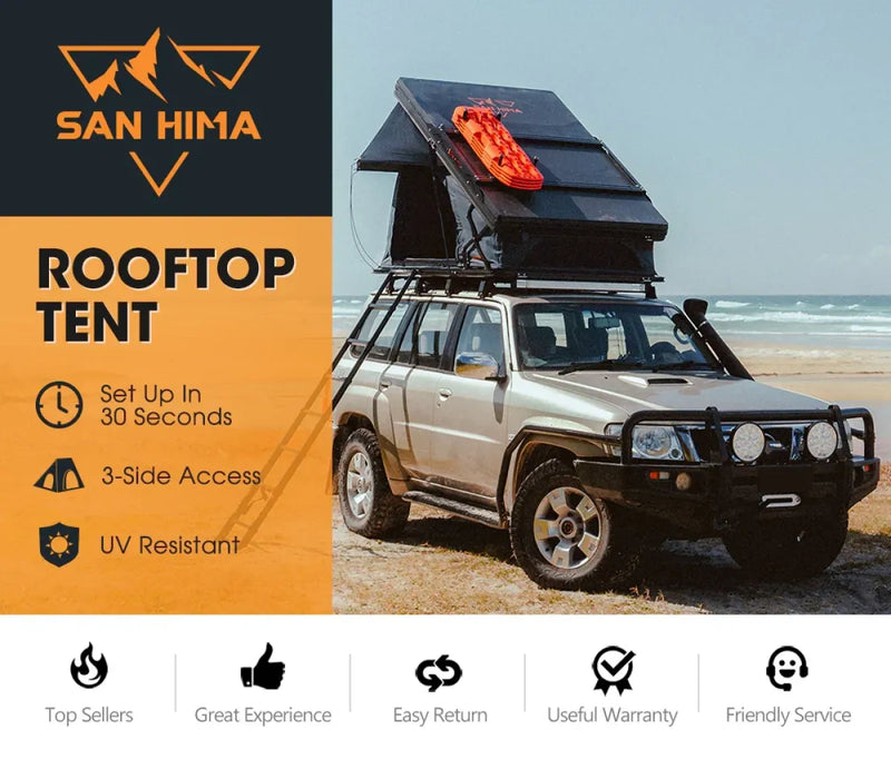 San Hima Kalbarri X Rooftop Tent Hardshell with Ladder