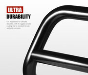 Glossy black curved nudge bar for Ford Ranger San Hima T6 T7 PX 2012-2020