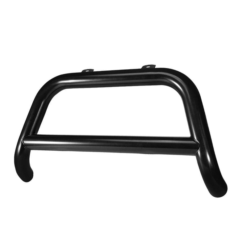 Black metal nudge bar grille guard for Mitsubishi Triton MQ 2015-2020