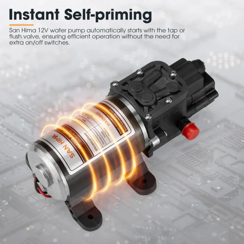 San Hima Self Priming 12V Water Pump | 6L/min