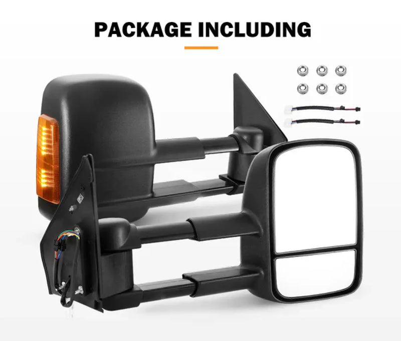 San Hima Towing Mirrors Gen1 for Toyota Landcruiser 200 Series | 2007 2021 | Pair