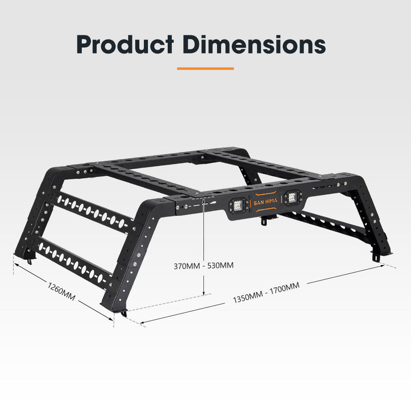 San Hima Universal Ute Tub Rack detail 10