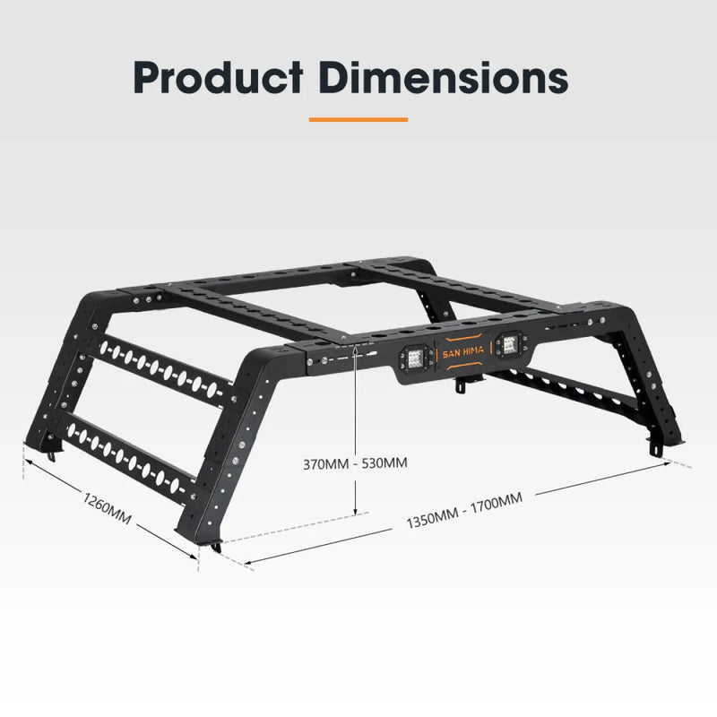 San Hima Universal Ute Tub Rack detail 10