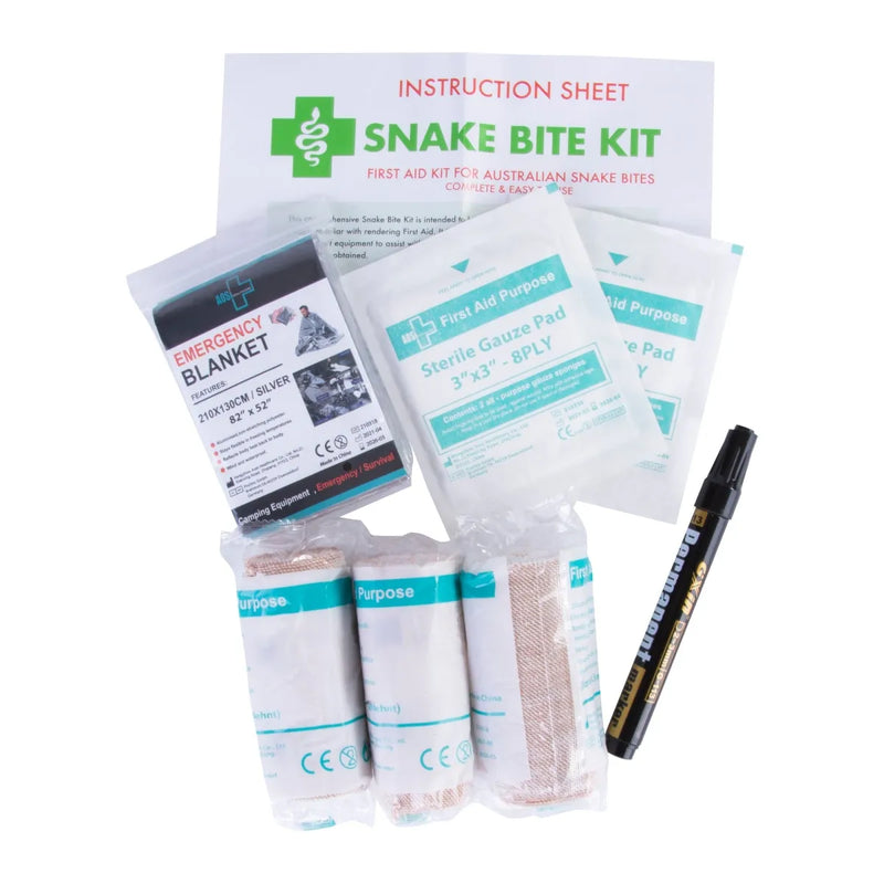 Snake Bite Emergency First Aid Kit | 9 Piece