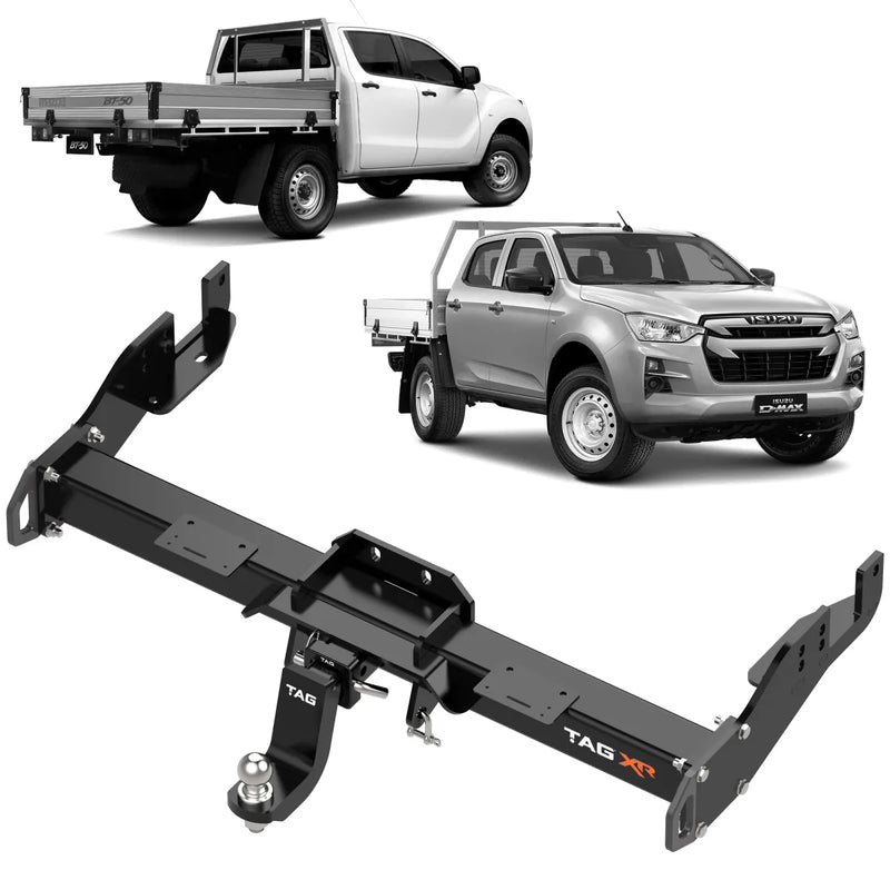 TAG Extreme Recovery Towbar &amp; Direct Fit Wiring for Mazda BT-50 &amp; Isuzu D-MAX (07/2020 - on) - Cab Chassis Without Step