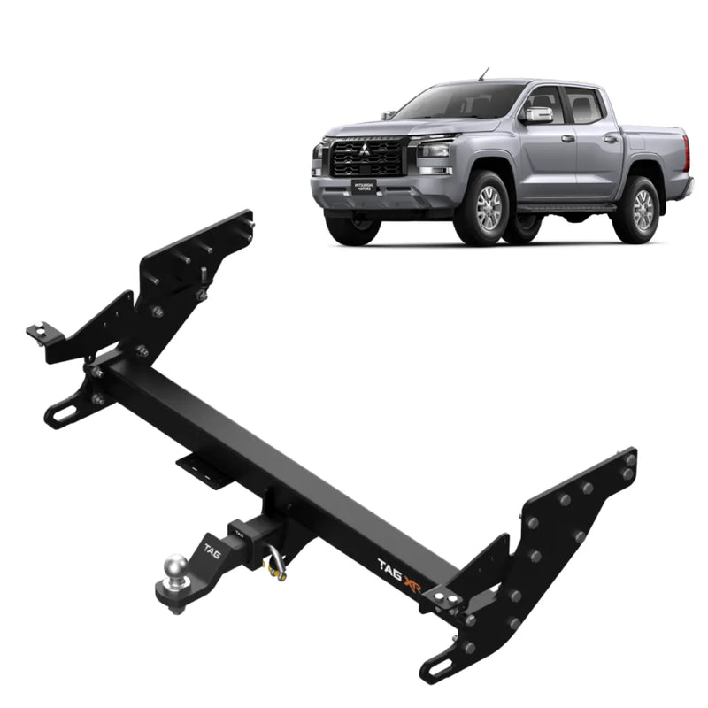 TAG Extreme Recovery Towbar & Direct Fit Wiring for Mitsubishi Triton MV Stylside Tub Body (2024 - on)